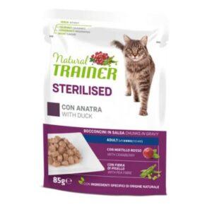 Natural Trainer Cat Sterilised Adult Umido