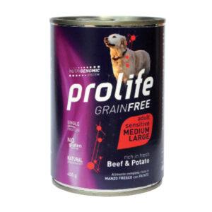 Prolife grainfree sensitive manzo e patate