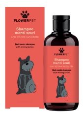 Flower pet shampoo manti scuri